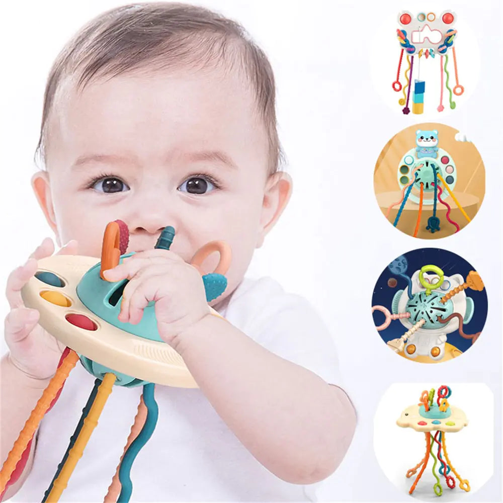 Montessori Pull String Sensory Toys